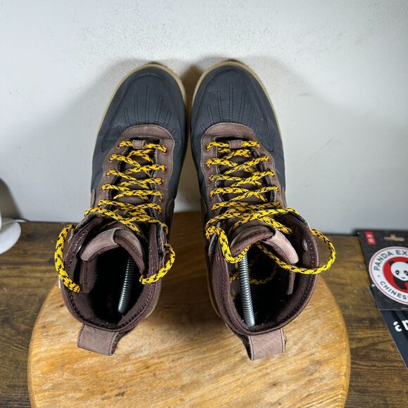 Nike Air Force 1 High Duckboot Field Brown Mens Size 10 Shoes 444745-004 - Picture 6 of 8